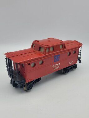 Lionel O Gauge ATSF Santa Fe Lighted Porthole N5C Caboose 6-9163 Untested